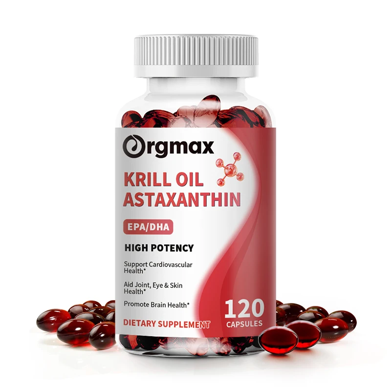 Orgmax Astaxanthin Capsules Promotes Cardiovascular Health and Accelerates Metabolism supporting Eye, Joint & Skin Health