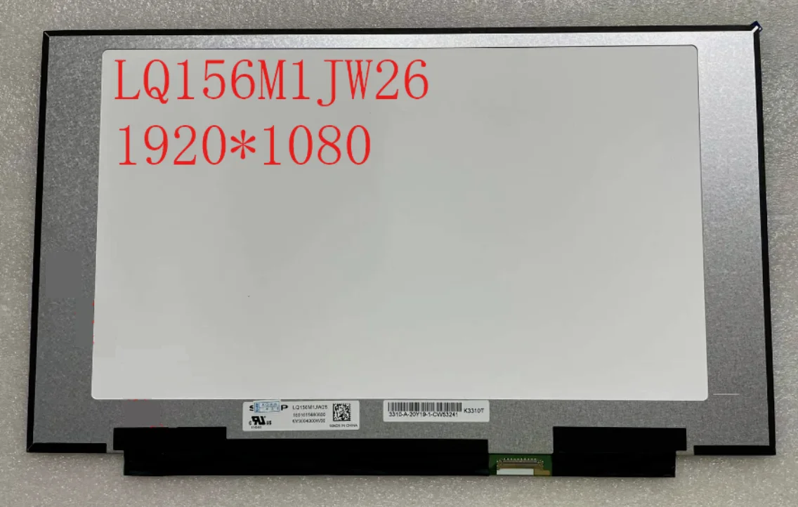 

Тонкий матричный экран FHD IPS 15,6 дюйма LQ156M1JW26 eDP 40 контактов 240 Гц 1920x1080