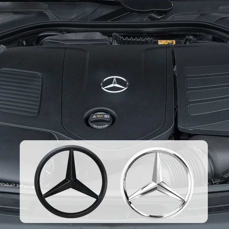 Car Engine logo Hood hood tag Engine Badge For Mercedes W220 W221 W117 W166 W176 W177 W204 W205 W212 W213 GLE CLA GLA GLC GL ML