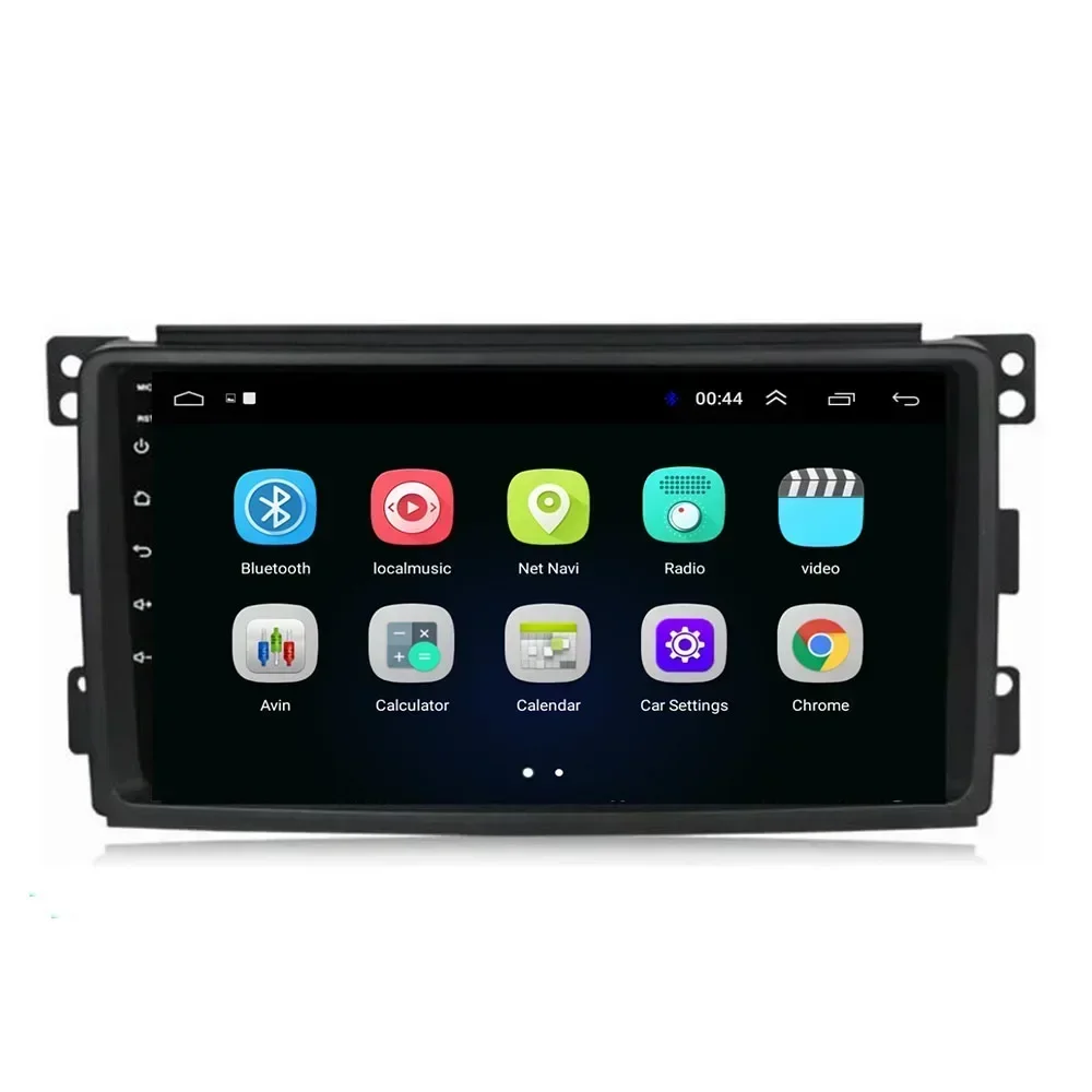 8+128G Car Radio Player Navigation GPS For Smart Fortwo 2005 2006 2007 2008 2009 2010 -2015 IPS DSP RDS 4G WIFI SWC 2din NO dvd