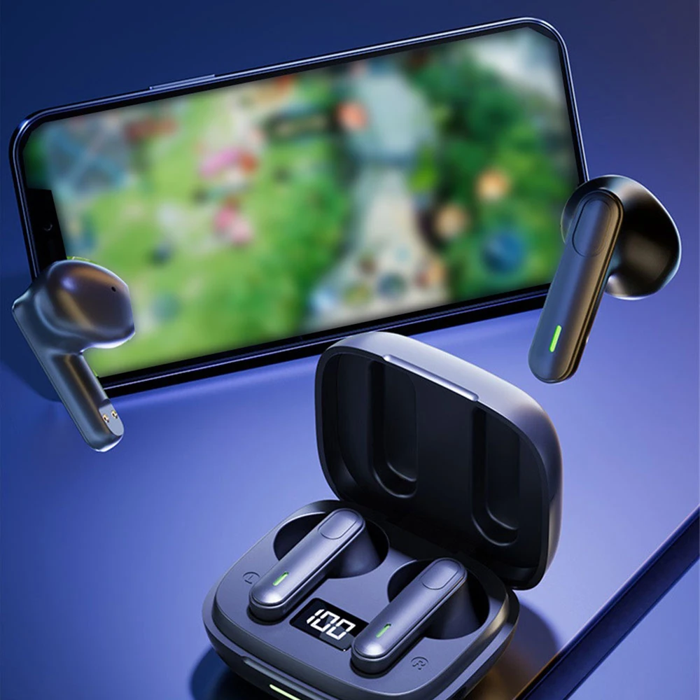 Беспроводные наушники Удобная удобная посадка Высококачественный звук Беспроводные наушники-вкладыши с длительным сроком службы батареи Бинауральные стерео наушники