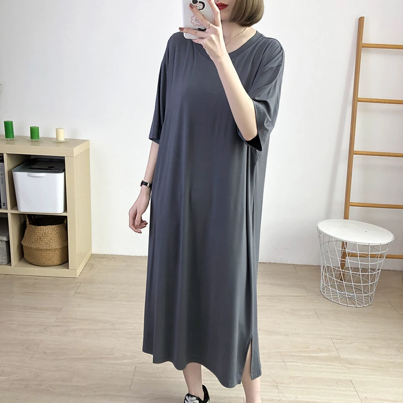 Maternity Pajamas Breastfeeding Nightgowns Summer Short Sleeve Sleepwear Nightie Mothers Nightwear Pregnant Animal Nursing Dress