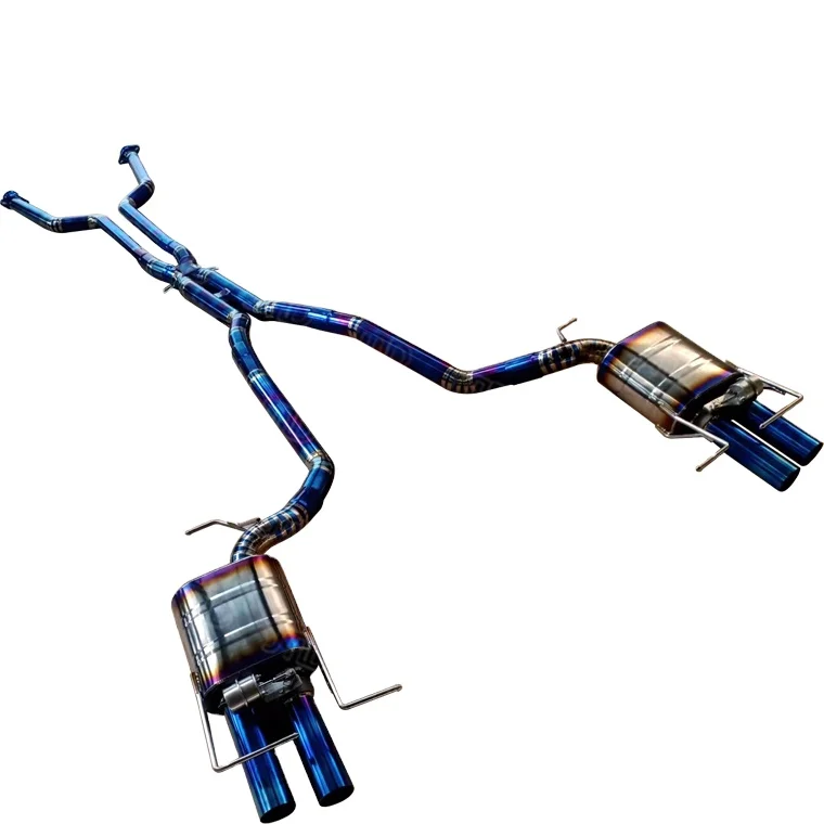 JTLD  Performance Car Valvetronic Exhaust Catback System for  E63 M6 E60 M5 V10 Titanium Exhaust