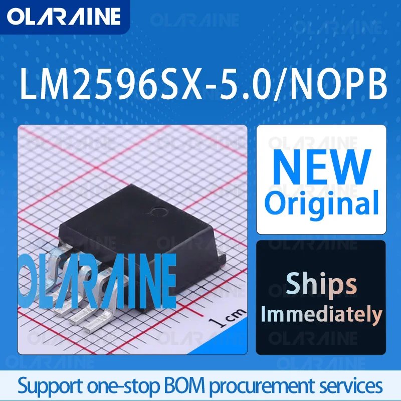 1/5/10Pcs LM2596SX-5.0/NOPB TO-263-5 original ic chip Switching regulators RoHS Voltage 5 V Current 3 A 1Output Frequency 150kHz
