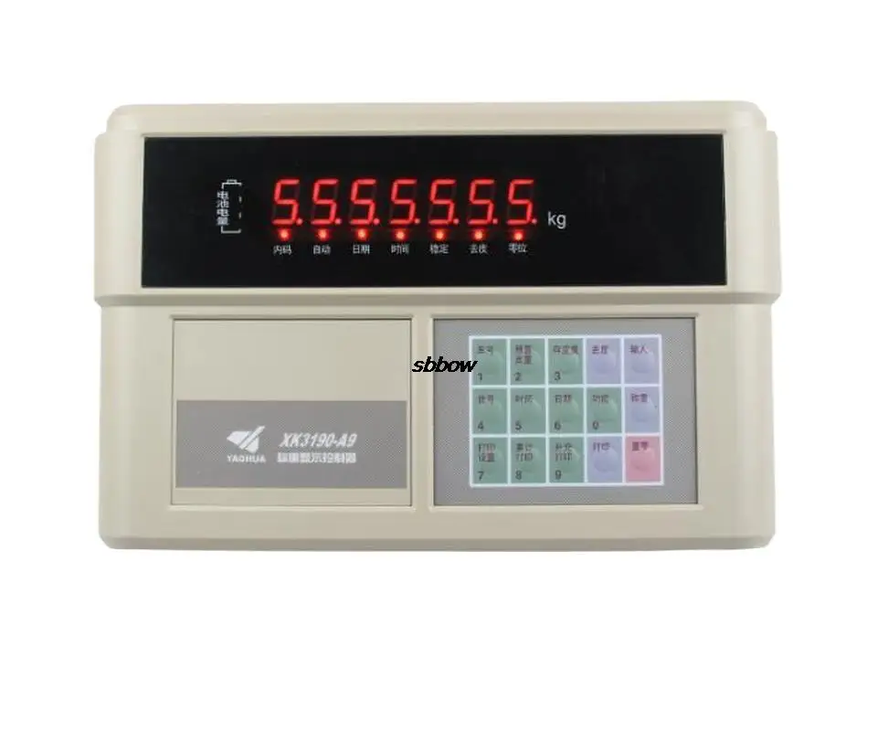 XK3190-A9+A9P weighing indicator, large scale display, automobile scale meter head, printing instrument