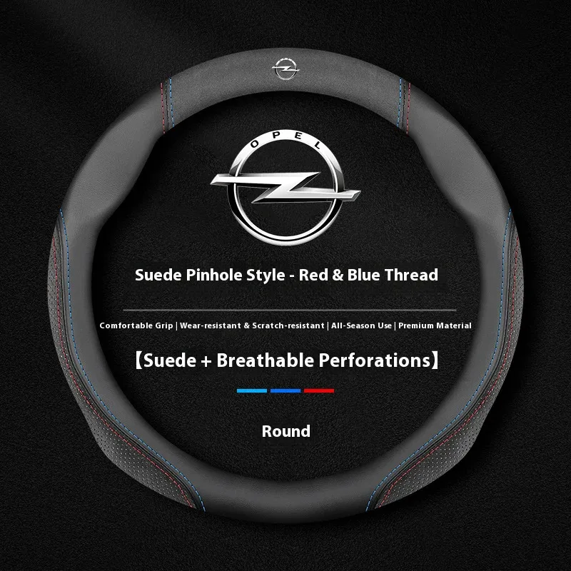 Car Steering Wheel Cover For Opel Astra Corsa Grandland Insignia Mokka Vectra GTC Tigra Vivaro Zafira Combo Vivaro GTC Delica - view 3