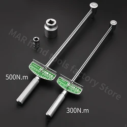 Pointer Torque Wrench  300N.m 500N.m Torque Spanner 1/2‘’ 3/4‘’ Precise Clear Scale Pointer Type Professional  Car Repair Tool