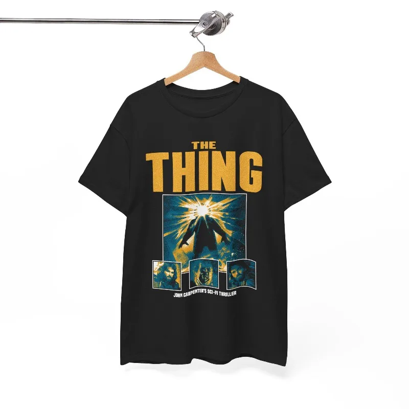 The Thing Sci-Fi Horror T-Shirt, John Carpenter MacReady Antarctic Tee Summer unisex Loose and Breathable cotton T-shirt