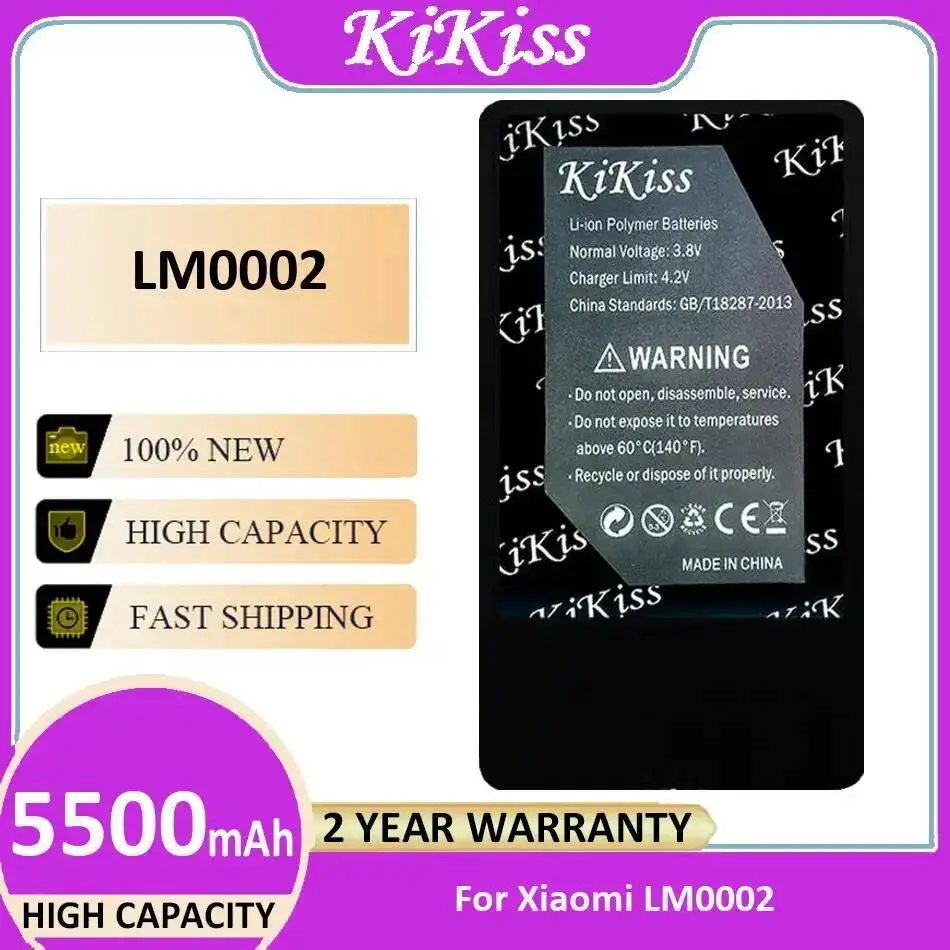 

Высокопроизводительный интеллектуальный электронный дверной замок для камеры Pro, аккумулятор 5500 мАч для Xiaomi LM0002, замена премиум-класса