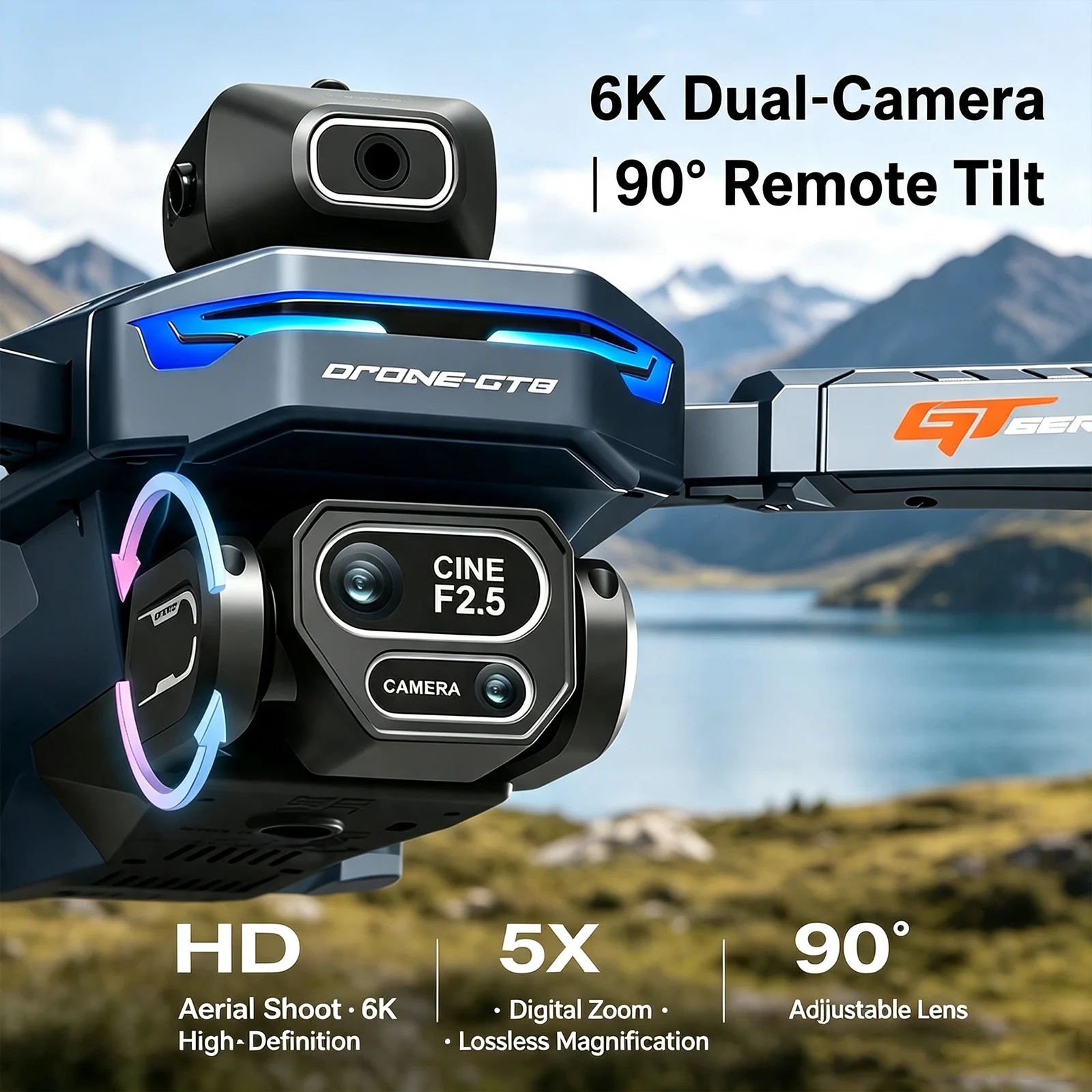 Yeni GT8 4.3 inç Ekranlı RC Dr - Drone Gt8 Rc incelemesi ve fiyatı