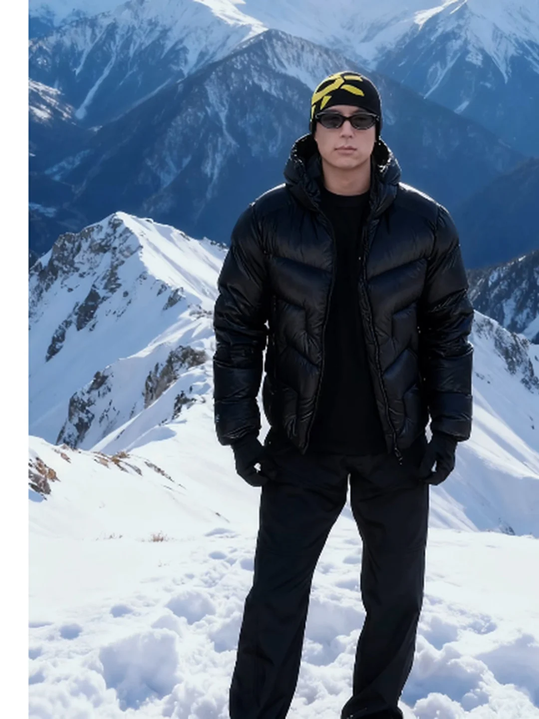 

Black Short down Cotton Jacket Men's Autumn Winter Outdoor Anti-Cold Hat Hooded Cotton Clothes Northeast Cold Resistance Oute...