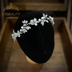 KTBEAUTY Hair Pin Headbands None Copper Classic Guangdong Hairwear Star Hair Jewelry Princess Crown Time-limited