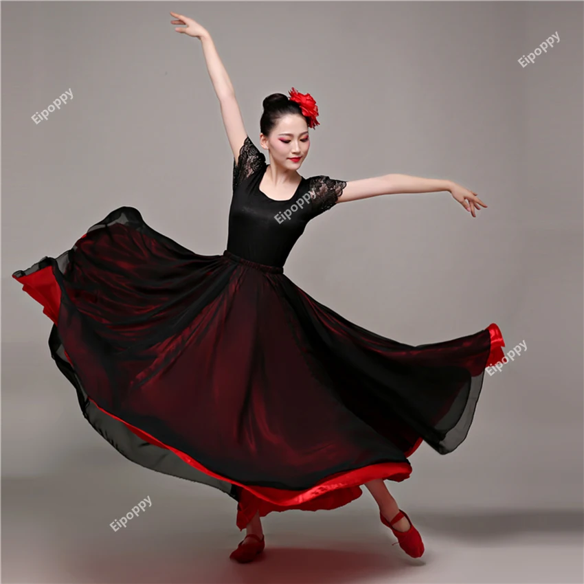 Spaanse Buikdans Kostuums Flamenco Rok Voor Dansen Bullfight Festival Ballroom Zigeunerjurken Voor Vrouwen Swing Vestidos