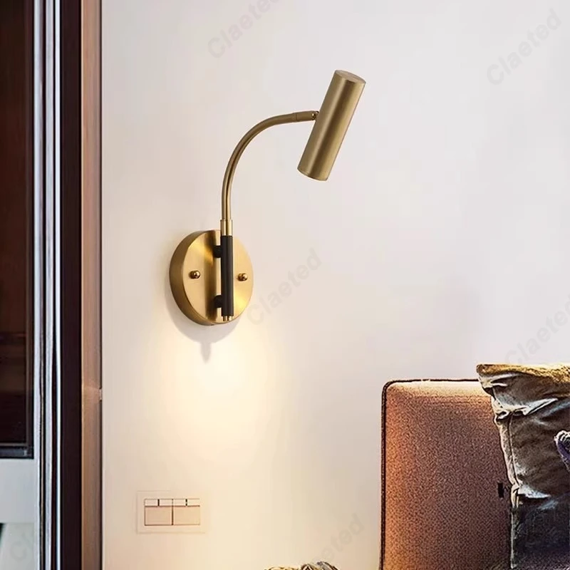 

European-style Modern Simple LED Eye Wall Lamp Hotel Living Room Bedroom Study Reading Lighting