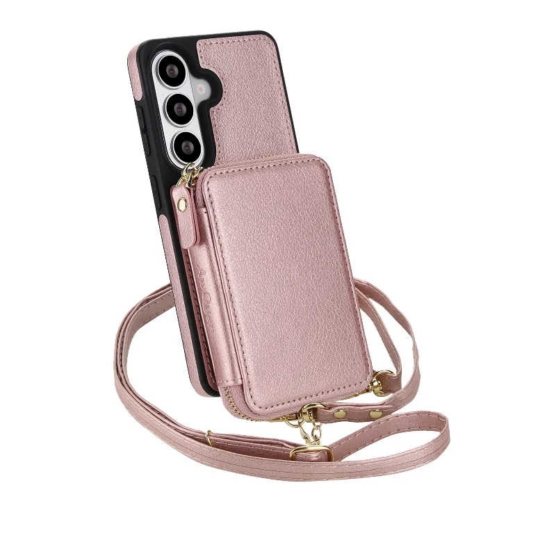 

2 in 1 Detachable Crossbody Magnetic Leather Wallet Case For Samsung Galaxy S26 Ultra S25 S24 Plus S23 S22 A17 A07 A57 A37 Cover