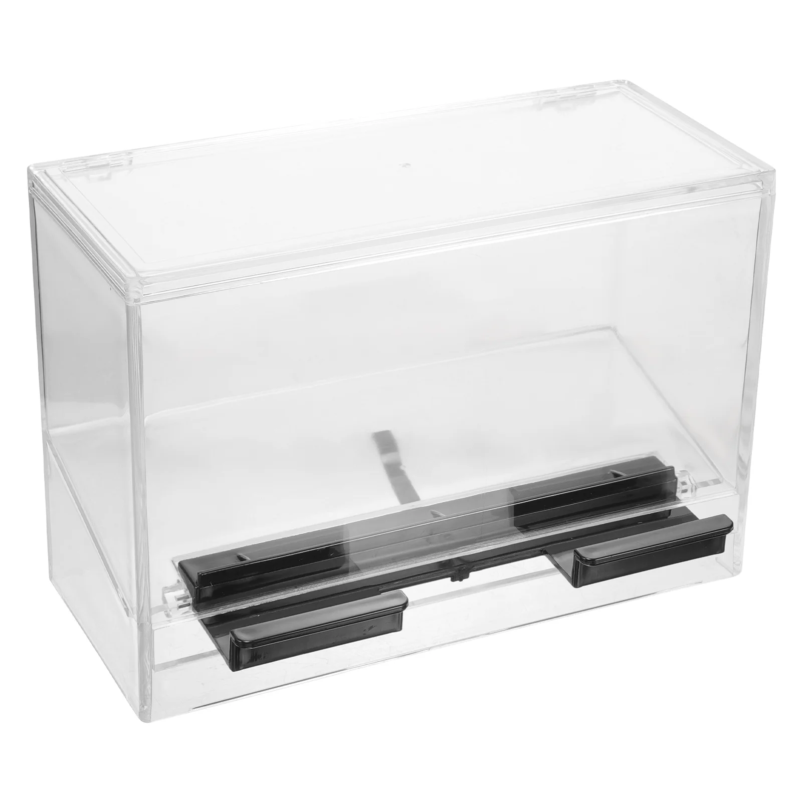 

Clear Restaurant Coffee Stirrer Box Pressing Straw Container Pressing Straw Dispenser Straw Bulk Storage Box Drinking Straw Case