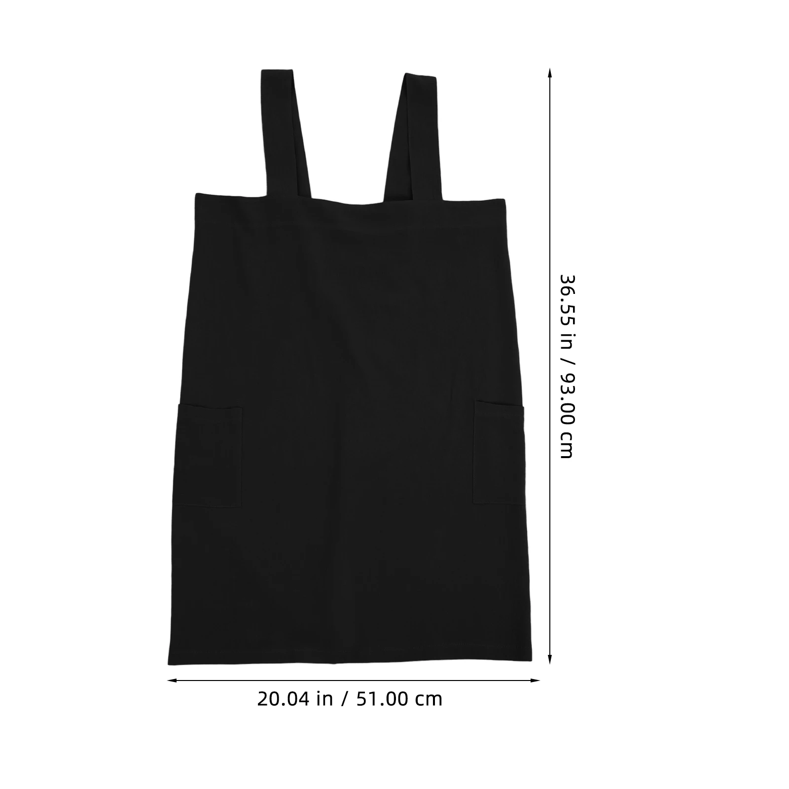 

Cotton and Linen Apron Dress Chefs Pouch Artist Baking Aprons for Women with Pocket Father
