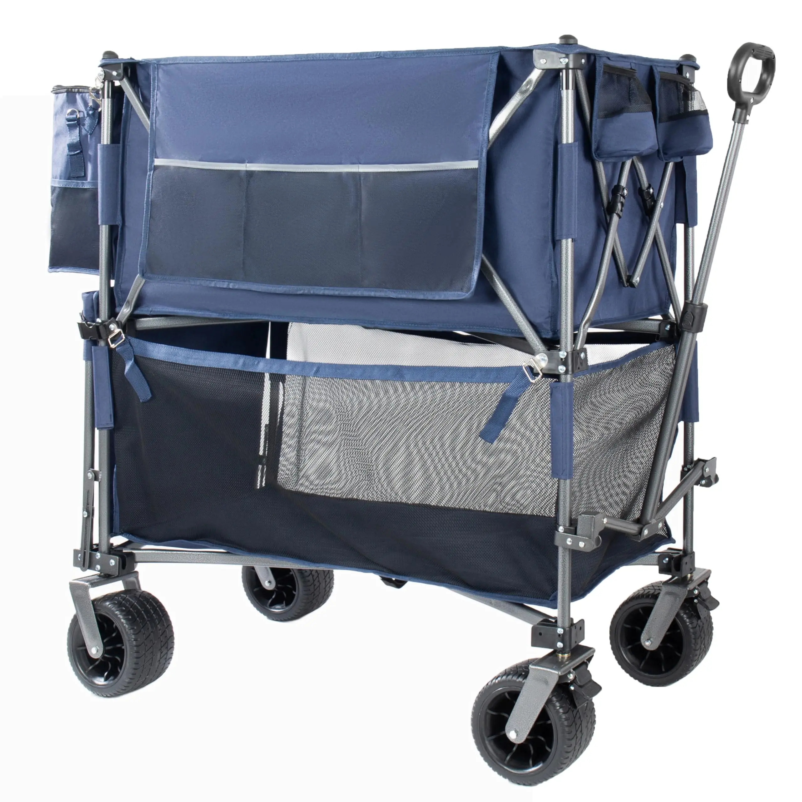 Double-Decker Wagon–560LBS,Brakes,All-Terrain