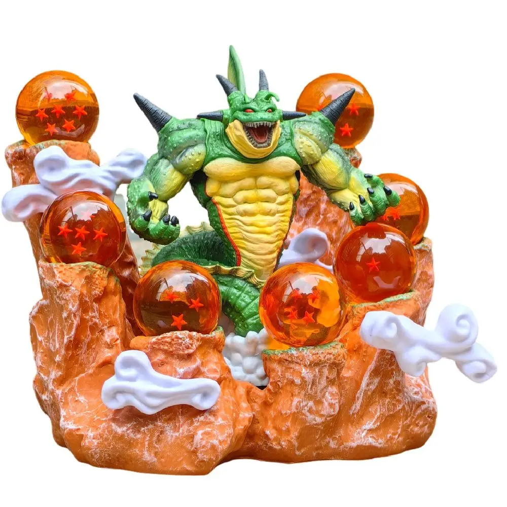 

Фигурка толстых Shenron, модель Аниме Коллекция фигурок из ПВХ, подарочные украшения, драконий жемчуг, фигурка дракона, Porunga