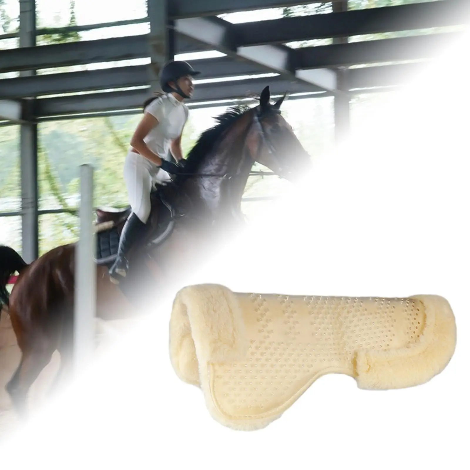 Saddle Pad for Horse Comfort Equestrian Gear Washable Riding Accessories Shock Absorption Riding Seat Cushion for Outdoor Sports