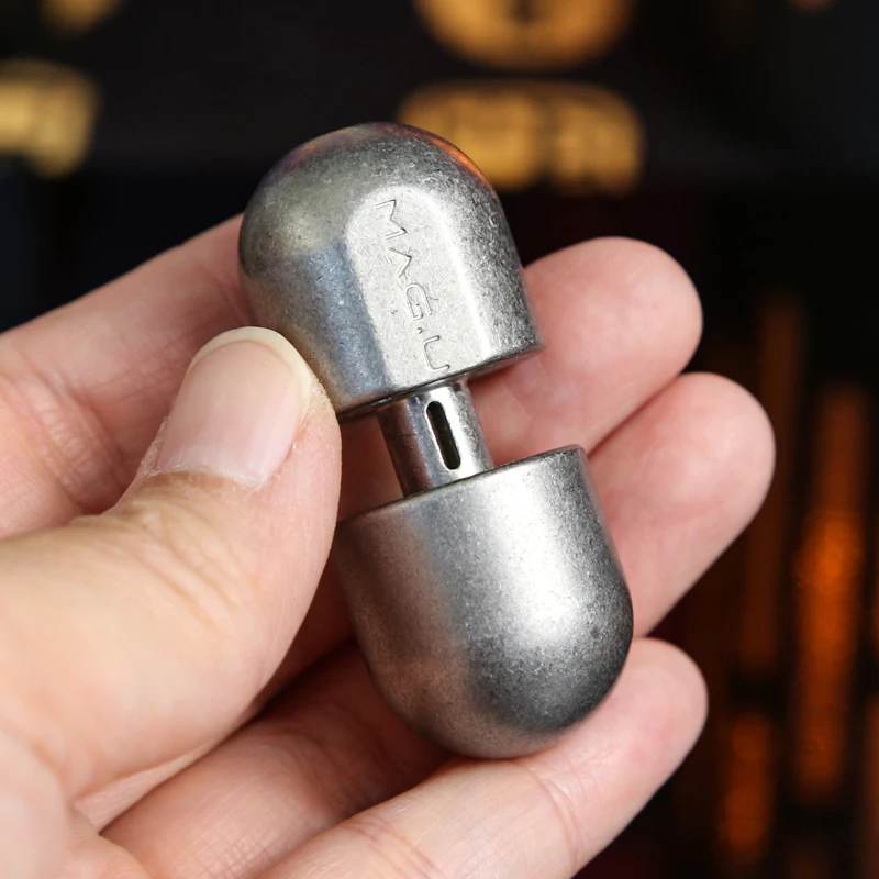 منزلق فيدجيت المغناطيسي - لعبة حسية معدنية تعمل بالدفع والسحب لـ ADHD وتخفيف القلق - EDC Fidget Spinner للتوحد والتوتر #3