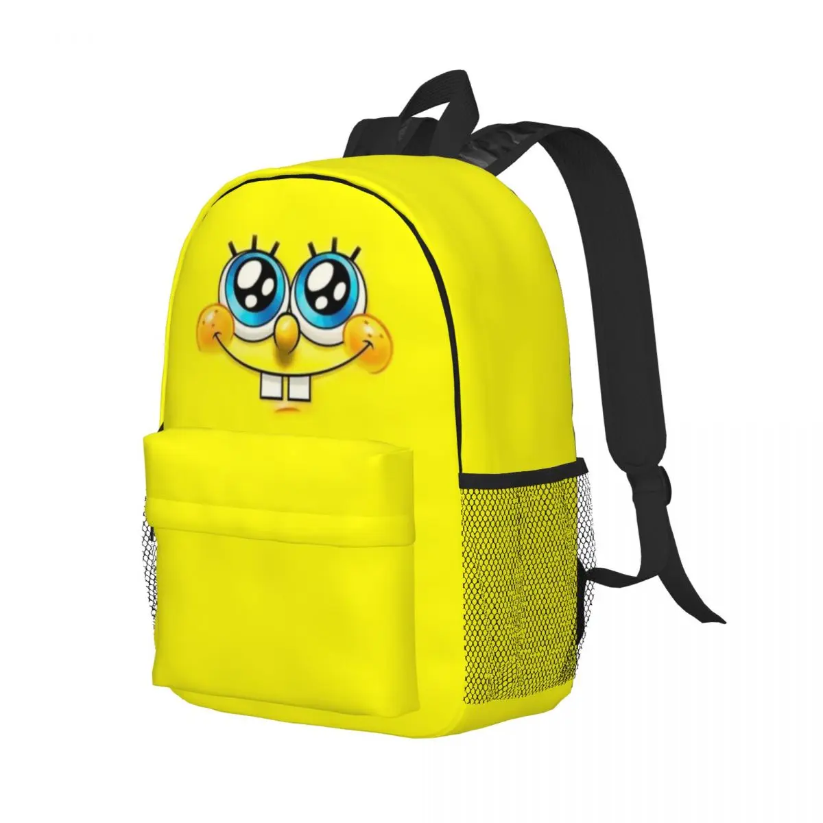 SpongeBob Compact 15-Inch Backpack - Stylish Lightweight Bag Perfect for Students and Commuters