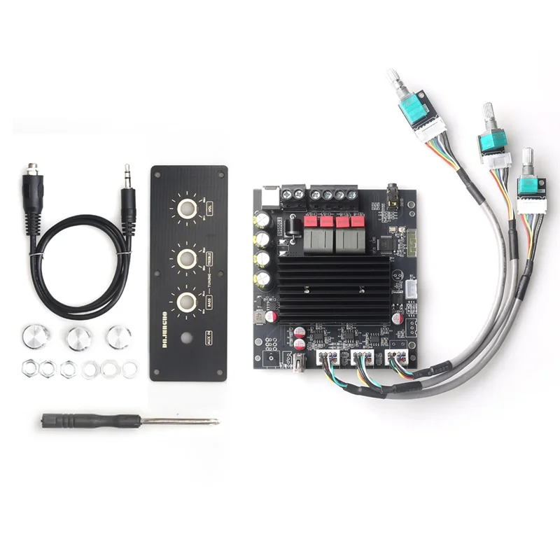 A29F-T100HS-W Bluetooth 5.2 TPA3221 Chip 2.0 Kanal 100Wx2 Bluetooth-Verstärker mit Frontplatte