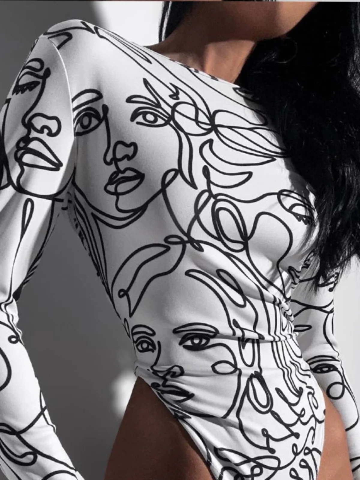 

High Waist Tight Fit Jumpsuit round Ne Piece Suit Women's Faion Spring Thin Polyester ort Pants High Waist Jumpsuit