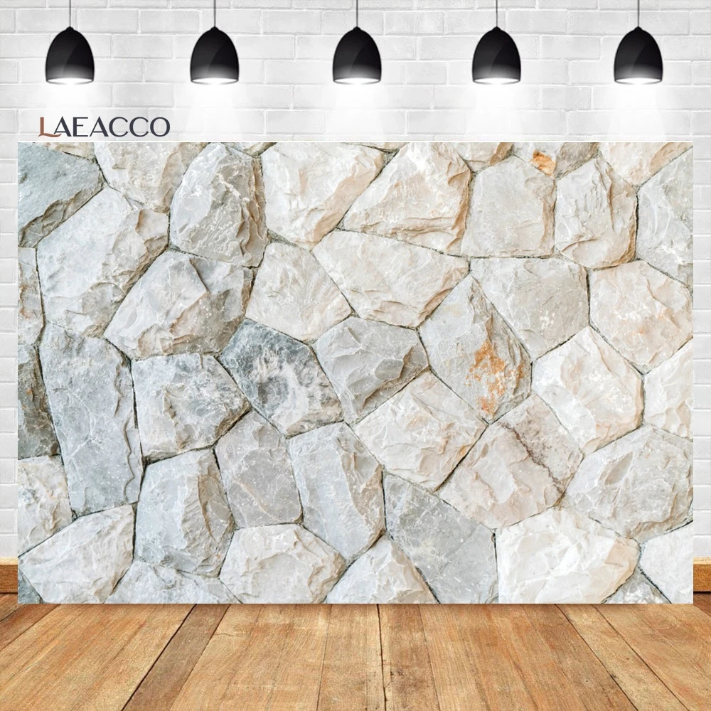 Laeacco Brick Stone Wall Backdrop Rustic Vintage Wall MarbleTextured Ancient Rock Wall Adults Portrait Photography Background