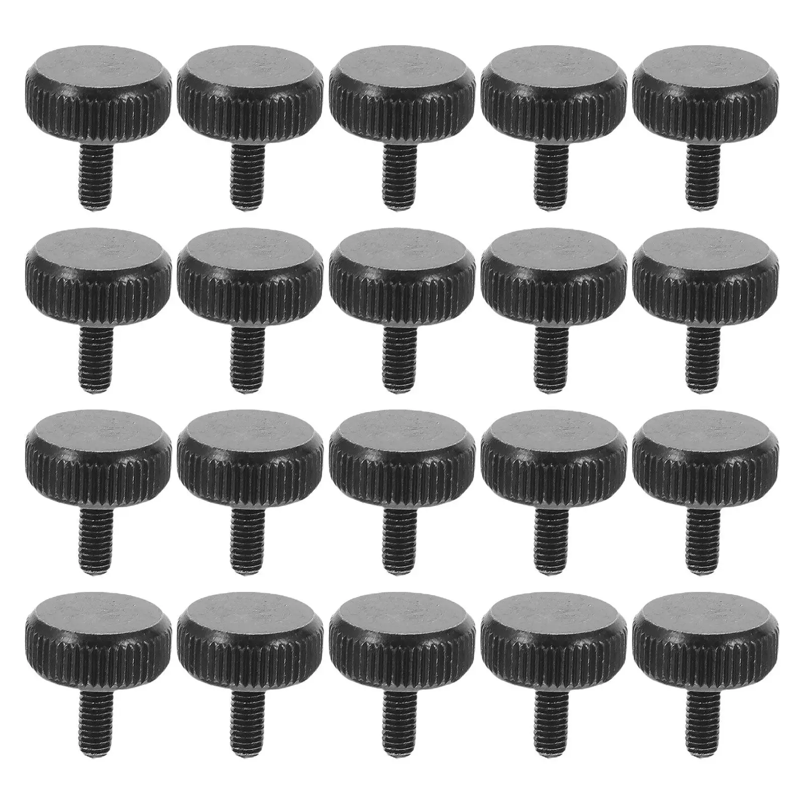 25Pcs Pc Case Thumb Screws Hand Screw Knurled M3 Computer Case Screws Kit Tool-Free Installation Desktop Hardware Replacement