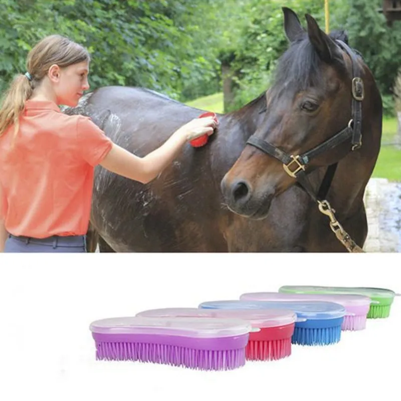 1 Pcs Mini Multifunctional Horse Washing Brushes Magic Brush Equitation Cheval Horse Accessories