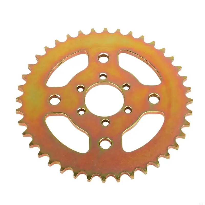 M76E Chain Drive Replacement Component for Rear Drivetrains, With 420 Chain Standard and 6-Hole Fine-Blanked Metal Design