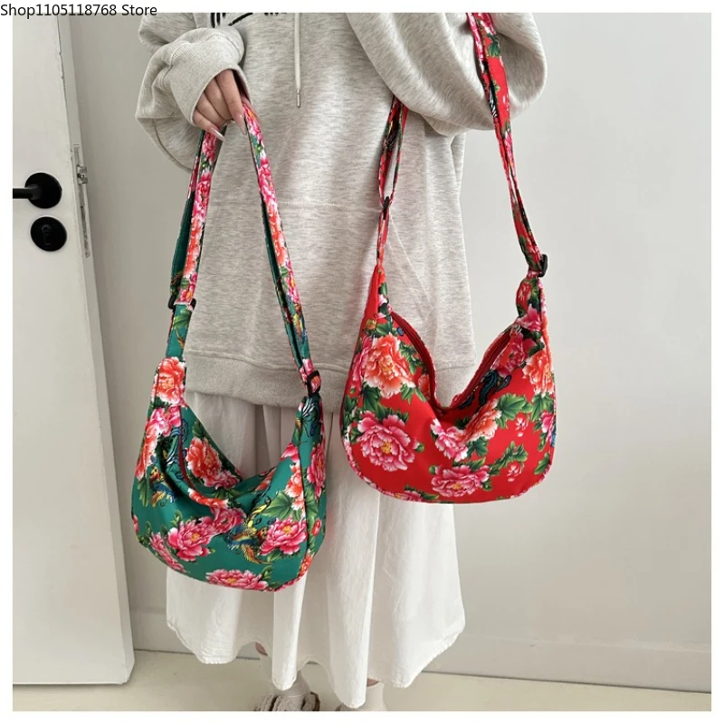 

Сумка через плечо для женщин, персонализированные сумки-бродяги, холщовая сумка с цветами