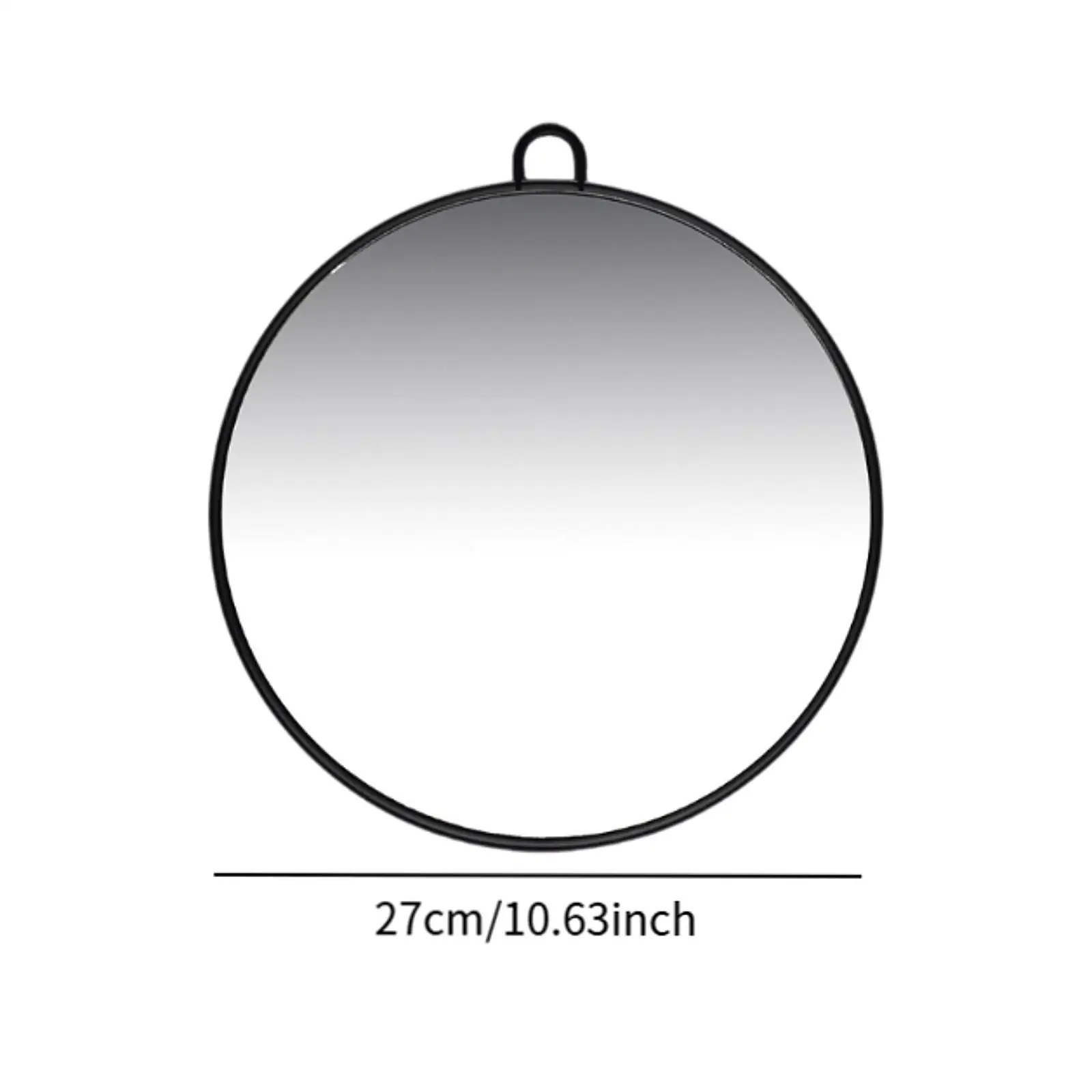 Handheld Mirror Round with Hole Lightweight Barber Mirror Salon Equipment for Hairstylist Grooming Barbershop Hairdresser Vanity