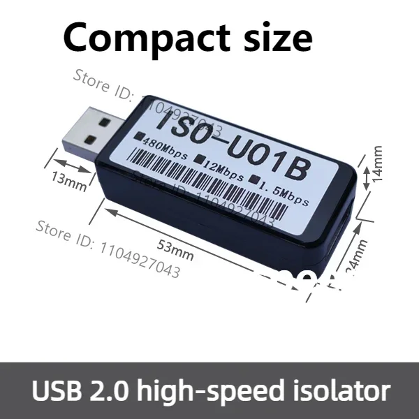 USB High Speed Isolator 480Mbps Protection USB Port DAC Decoder Audio Elimination Current Sound ADUM3165