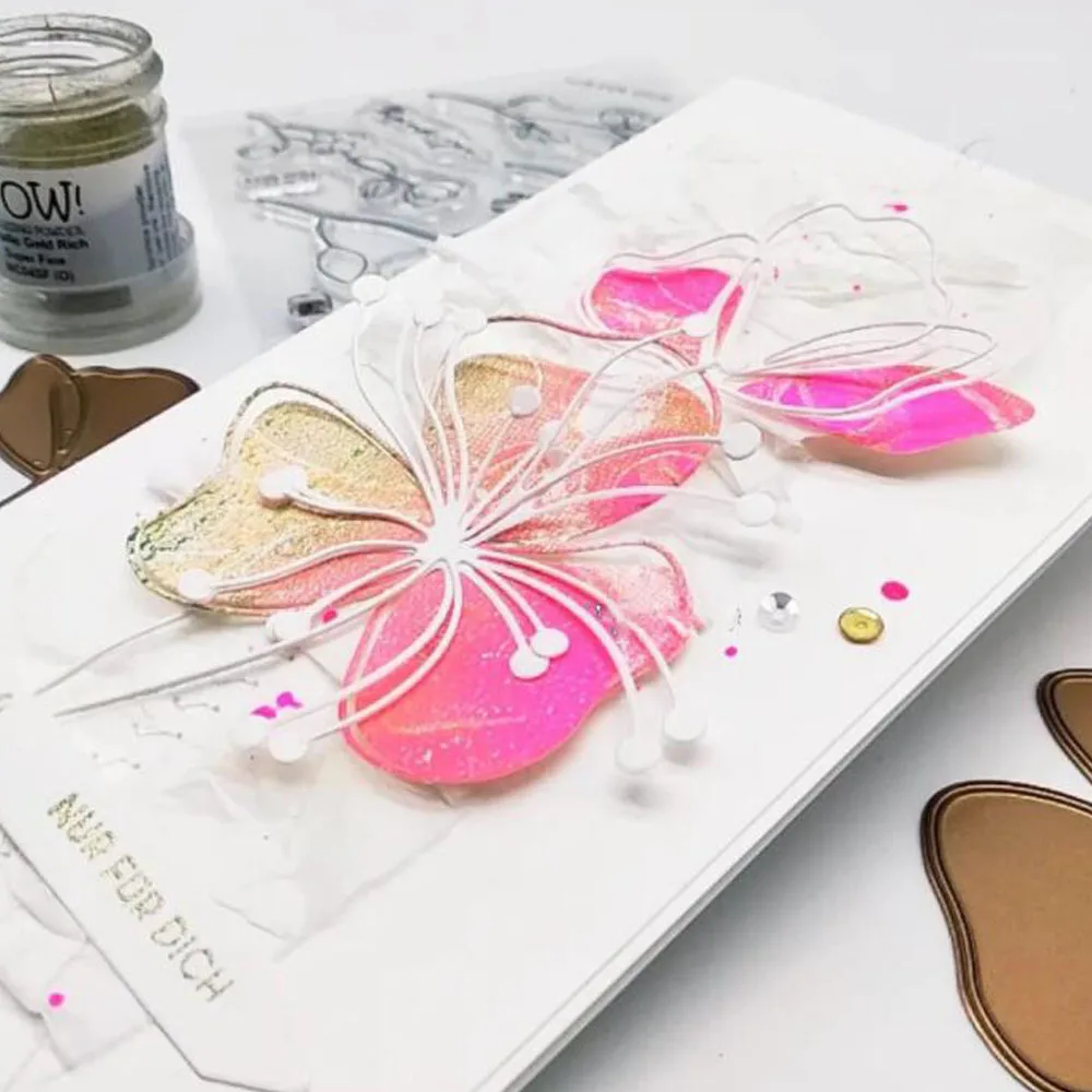 Flower Metal Cutting Dies Stencils For DIY Scrapbooking Decorative Embossing Handcraft Template Making