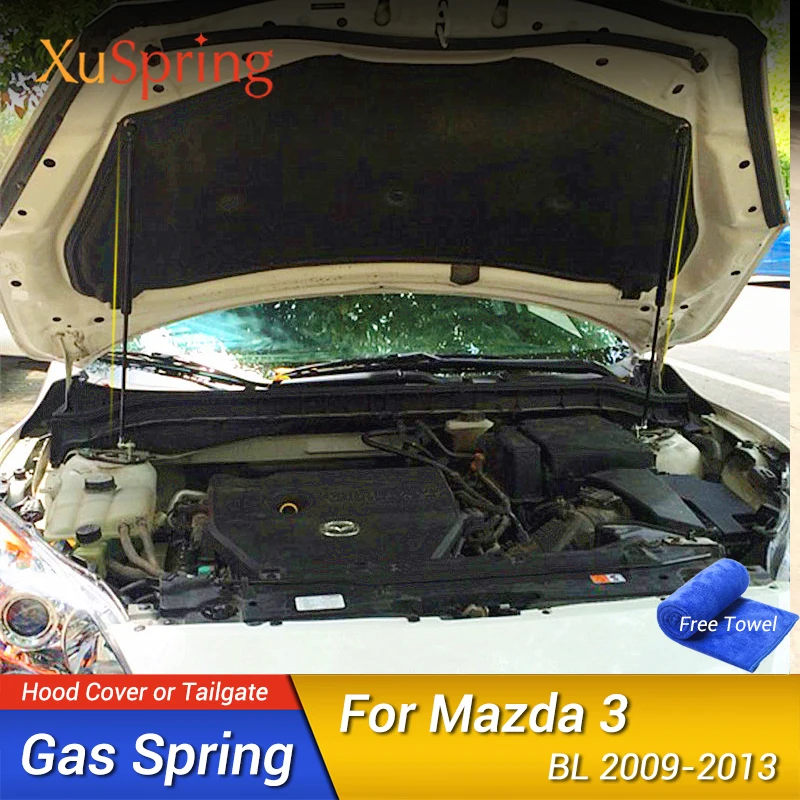 For Mazda 3 Mazda3 BL 2009 2010 2011 2012 2013 Car Front Hood Cover Gas Spring Support Hydraulic Rod Strut Damper Accessories