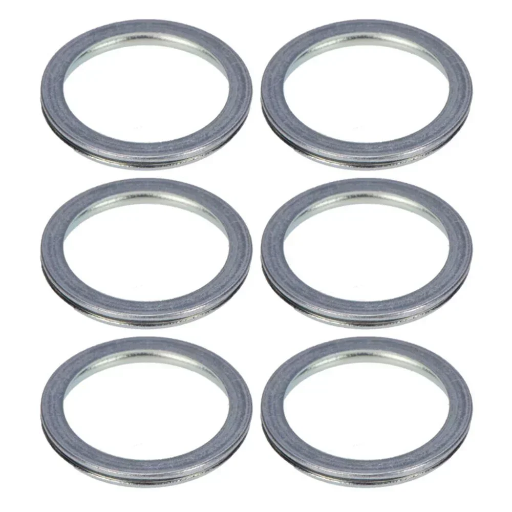 6pcs Oil Drain Plug Crush Washer Gasket Set 16mm 803916010 For Subaru 2011-18 Auto Replacement Aaccessories