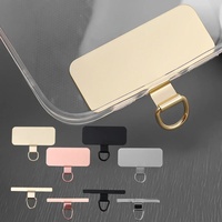 1/4 pcs Universal Metal Phone Lanyard Gasket Patch Durable Ultra Thin Mobile Phone Sling Rope Card Clip Strap Hang Cord Tab