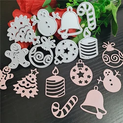 Christmas Combination Knife Mold DIY Greeting Card Punch Stencil Scrapbooking Embossing Template Handicrafts Metal Cutting Dies