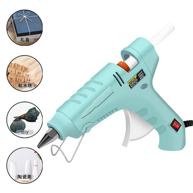 

20W/60W Hot Melt Glue Gun And 7mm Glue Stick Mini Gun Thermoelectric Temperature Repair Tool DIY Free Hot Melt Glue Stick