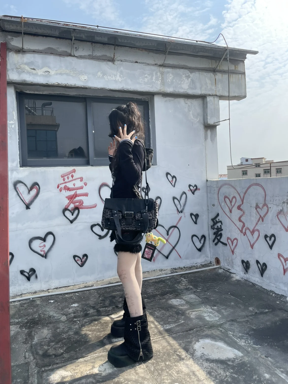 Original Design Leopard Print Bag Retro Spice Girl Large Capacity Shoulder Travel Scooter Bags for Women Hot Selling