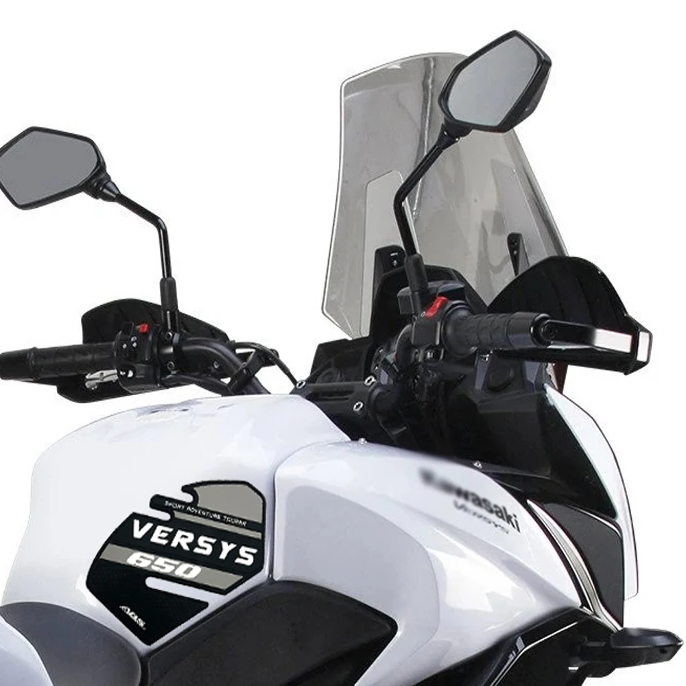 For Kawasaki Versys 650 LT 650LT Adventure Touring 3D rubber fuel tank protective pad luggage gasoline fuel kit knee protector