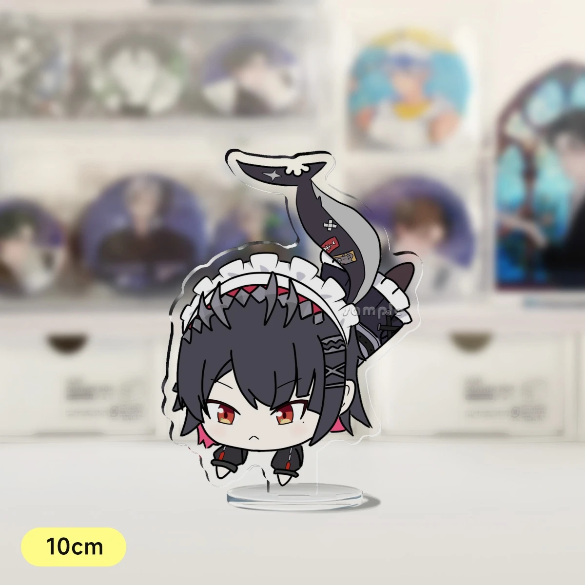 ZZZ Anime Zenless Zone Zero Acrylic Standee & Keychain – Fanmade Ellen Shark Girl Figure Desk Display هدية عيد الميلاد القابلة للجمع