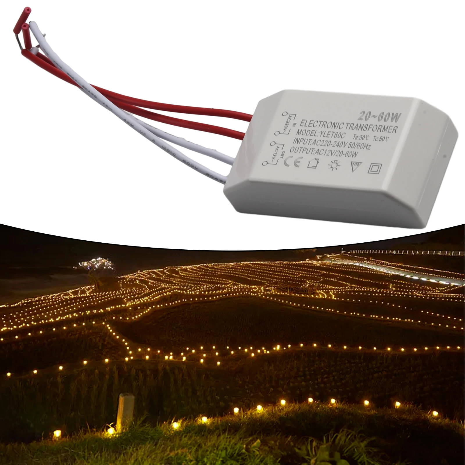 Parts Electronic Transformer Home Office Light Chandeliers Adapter Spare Stable Replacement Accessories 20-60W