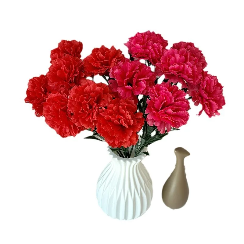 زهور الأقحوان الاصطناعية زهور الخريف الحرير البرتقالي زهور القطيفة زهور الأمهات المزيفة لحفلات الزفاف في الخريف يوم الموتى