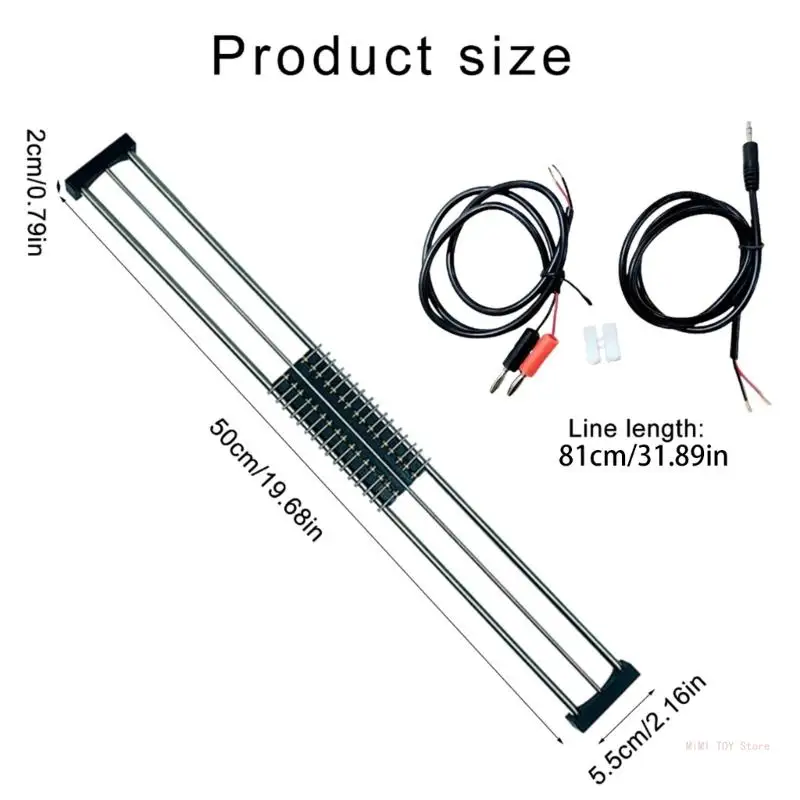 Accessoire modèle voie ferrée réaliste à l'échelle 1/87 50 pour construction scènes