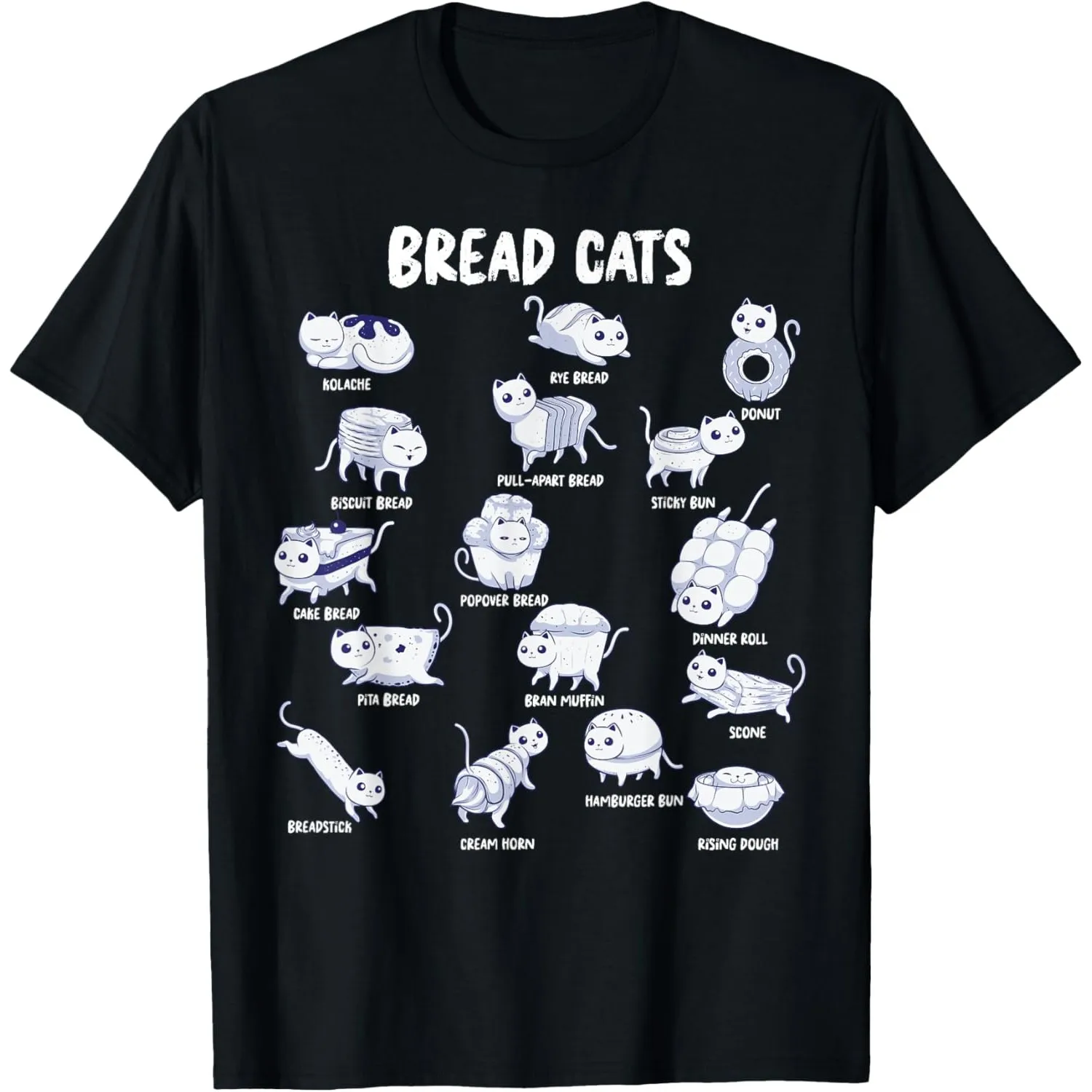 Cats Graphic Tee Funny Cat Lover Bakery Pastry Chef Gift Men's T-Shirt