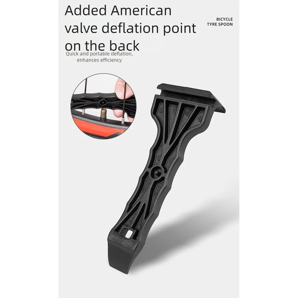 النايلون دراجة هوائية جبلية الإطارات رافعة مجموعة لراكبي الدراجات متعددة الوظائف إطار دراجة أداة إصلاح عالية القوة النايلون 24 مللي متر قبضة واسعة #2