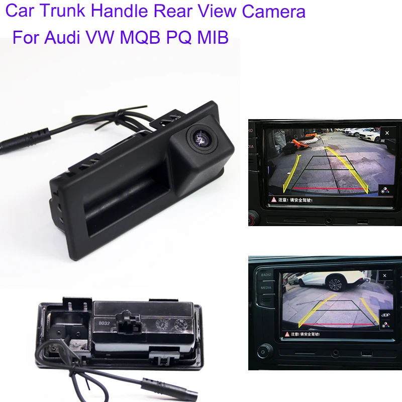 Not need CANBUS,Original Dynamic Car rear view camera for Audi A4L VW Touran Sagitar LaVida plus Skoda Speedy Octavia